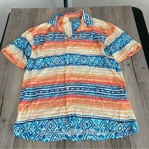 Kenny Flowers Limited Edition Upscale Luxury Resort Wear Button Shirt Medium